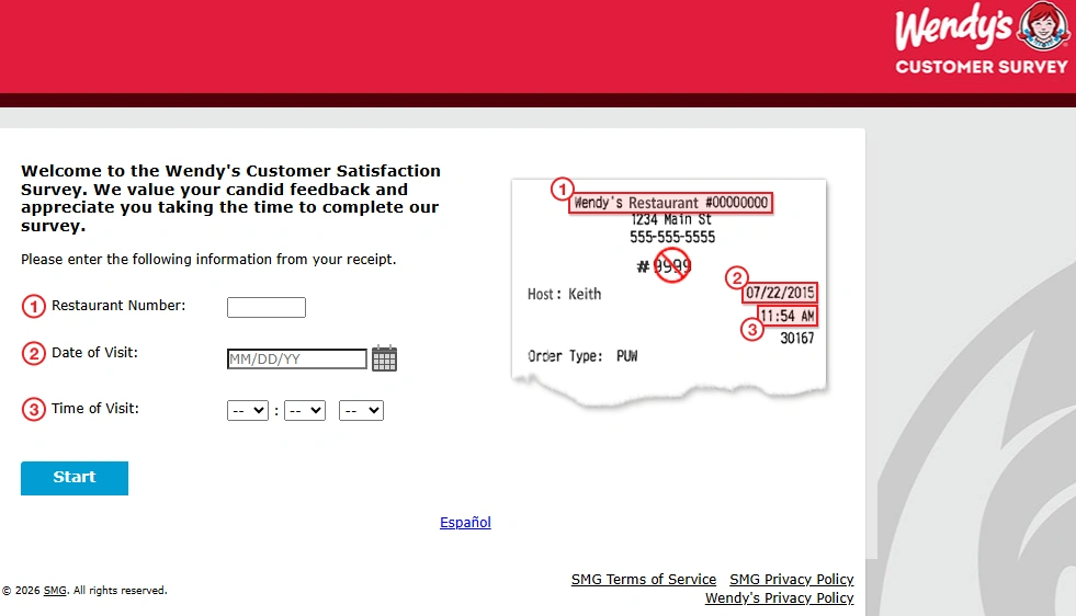 Wendy’s Survey